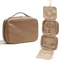 EACHY Hanging Toiletry Bag, Satin 4 Compartments Travel Toiletry Bags by EACHY