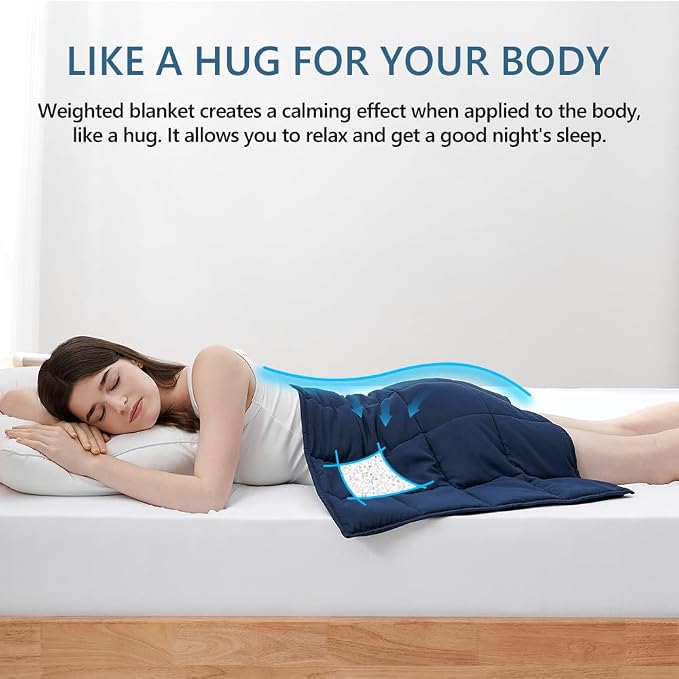 L'AGRATY Weighted Lap Pad 5lb: Small Weighted Blanket - Image 2