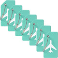7 Pack Silicone Luggage Tag Travel Suitcase Tags by MODENGKONGJIAN