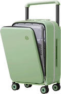 mixi Carry On Luggage Wide Handle Luxury Design Rolling Travel Suitcase PC by MIXI