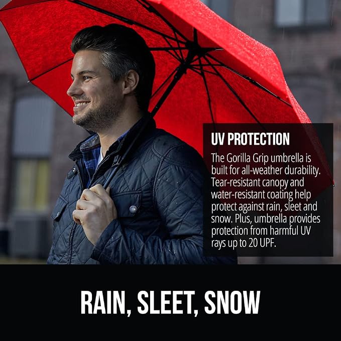 GORILLA GRIP Strong Stick Umbrella - Image 3