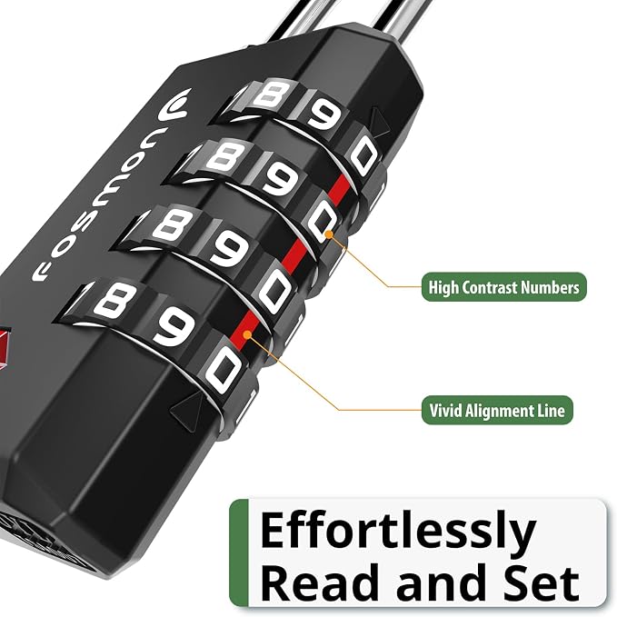 Fosmon TSA Approved Locks for Luggage/Suitcase - Image 5