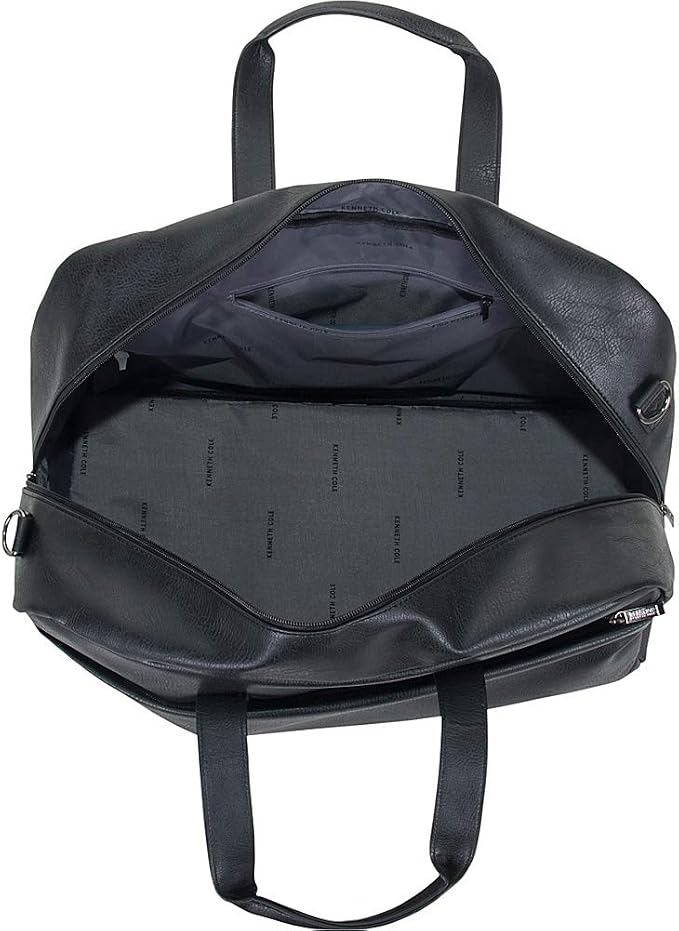 Kenneth Cole REACTION Port Stanley Duffel Pebbled Vegan Leather Carry on - Image 2