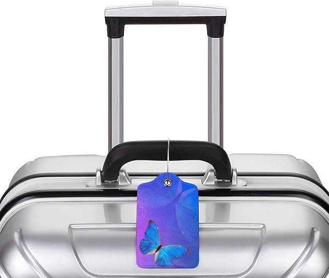 Blue and Purple Luggage Tags - Image 6