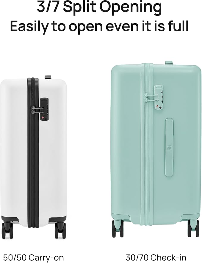 Trunk Luggage 22 Inch, Small Checked Luggage - Image 3