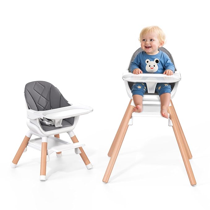 Baby High Chair, Highchair for Baby & Toddler, Easy Clean Infant Highchair - Image 3