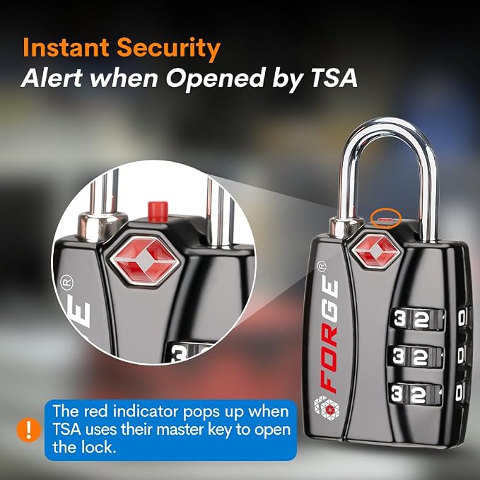 Forge TSA Approved Luggage Locks - Image 3
