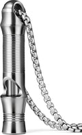 TISUR Titanium Emergency Whistle, EDC Safety Whistles Necklace Loud up to 120db by TISUR