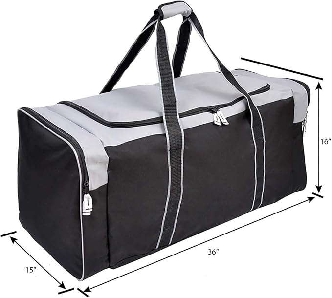 Jetstream Heavy Duty Multi Pocket Durable Sports Gym Equipment Travel Duffel Bag - Image 5