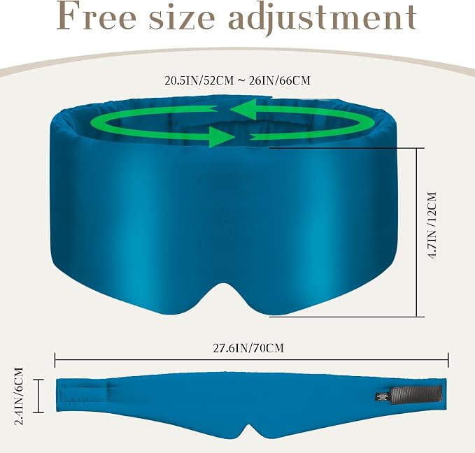 100% Mulberry Silk Sleep Mask Eye Mask - Image 5