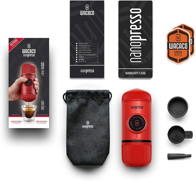 WACACO Nanopresso Portable Espresso Maker, Upgrade Version of Minipresso - Image 7