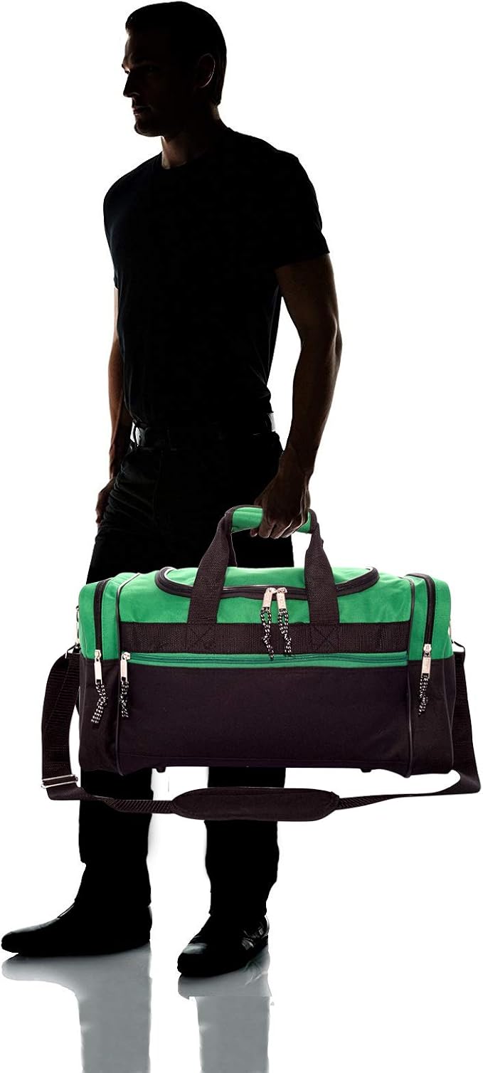 DALIX 17" Blank Duffle Bag Duffel Bag Travel Size Sports Durable Gym Bag - Image 7