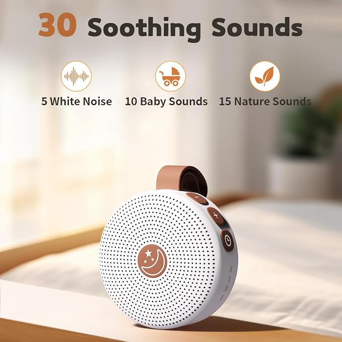 Mini Sound Machine Portable Baby White Noise Machine - Image 3