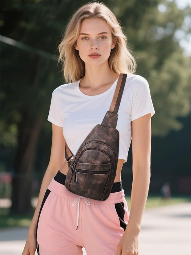 Sling Bag Crossbody Bags for Women Small Cross Body Bag Fanny Packs Chest Sling - Image 2