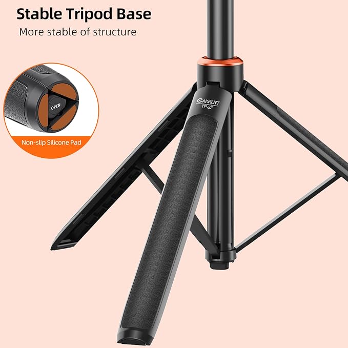 53.5" Portable Travel Selfie Stick Tripod - Image 6