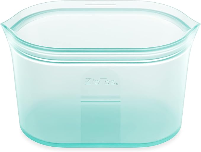Zip Top Reusable Food Storage Bags | Large Dish | Silicone Meal Prep Container by ZipTop