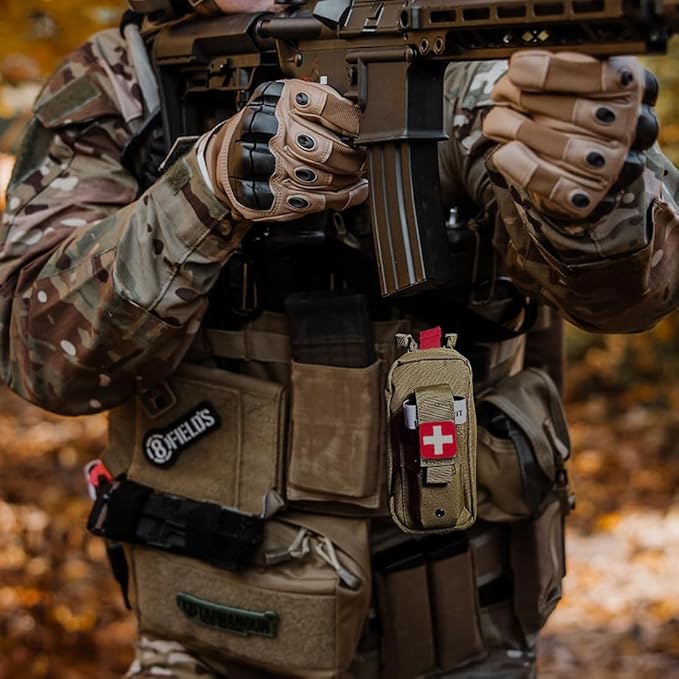 Tourniquet Pouch, Portable IFAK Pouch Small Trauma Medical Kit Tactical First - Image 2