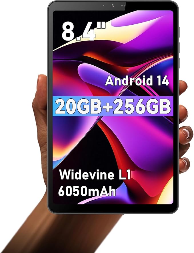 Android Tablet, 8.4 inch Android 14 Snapdragon 685 Processor, 12GB RAM 128GB by Unknown