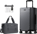 ECOHUB Hardside Expandable Carry On Luggage, Lightweight Small Hardshell Travel by ECOHUB