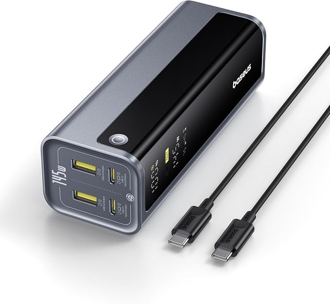 Baseus Laptop Power Bank, 20800mAh 145W Portable Charger USB C by Baseus