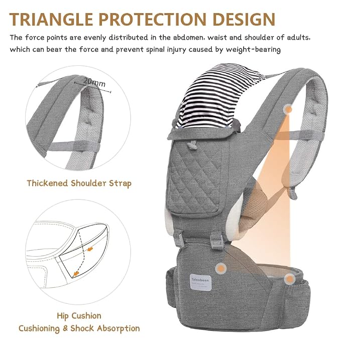 Baby Carrier, 6-in-1 Newborn to Toddler, Carrier - Image 6