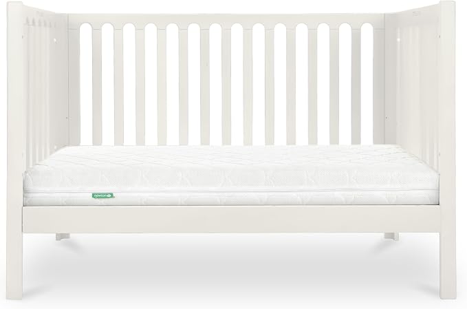 Newton Baby Galileo Standard Crib, Solid Beech Wood in Warm White Color - Image 8