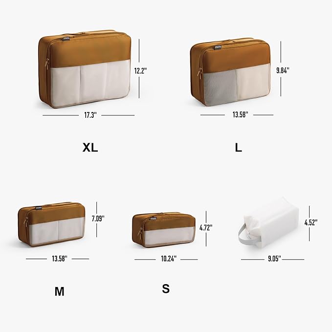 6 Set Compression Packing Cubes - Image 4