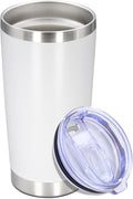20 oz Tumbler with lid Double Wall Vacuum Insulated Tumblers Stainless Steel by Providethebestproducts