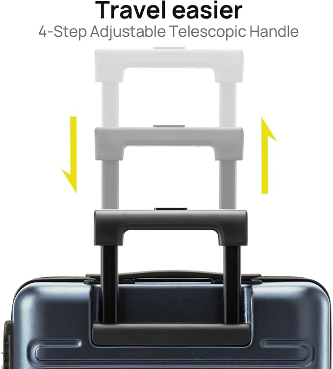 Carry on Luggage 22 X 14 X 9 Airline Approved, 20 Inch Luggage - Image 5