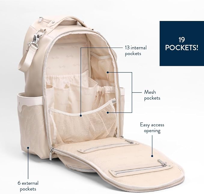 Itzy Ritzy Diaper Bag Backpack – Large Capacity Boss Plus Baby Backpack Diaper - Image 5