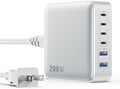 USB C Charger Block 200W GaN III 6 Port Fast Charging Station Hub, PD 65W USB C by GKUTW