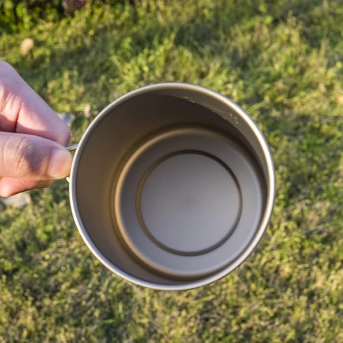 Titanium Camping Pot Mug 15oz - Image 4