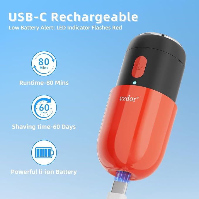 Mini Electric Razor, Facial Hair Removal - Image 3