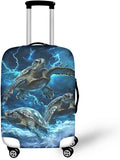 Sea Turtle Suitcase Cover Fits 30-32 Inch Luggage by Dremagia