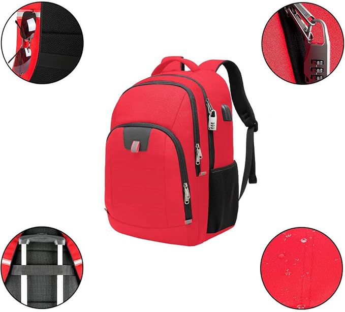 Laptop Backpack for Men, Large Anti-Theft Business Travel Backpack - Image 6