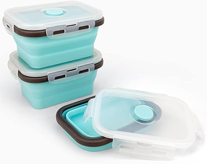 CCyanzi 3piece Collapsible Food Storage Containers - Image 3