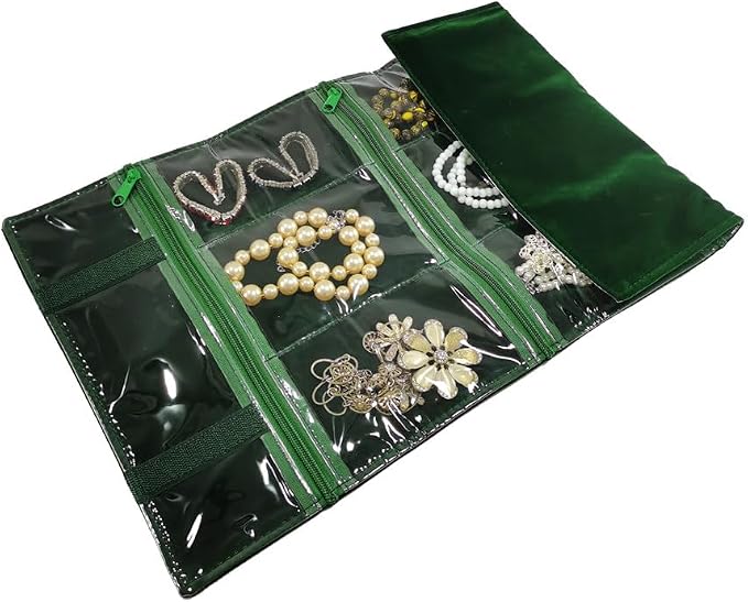 Travel Jewelry Roll Bag Portable Organizer Pouch - Image 7