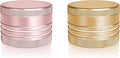 2 Sets Small Pill Box, Portable Daily Box, Aluminium Alloy Round Container by minlen