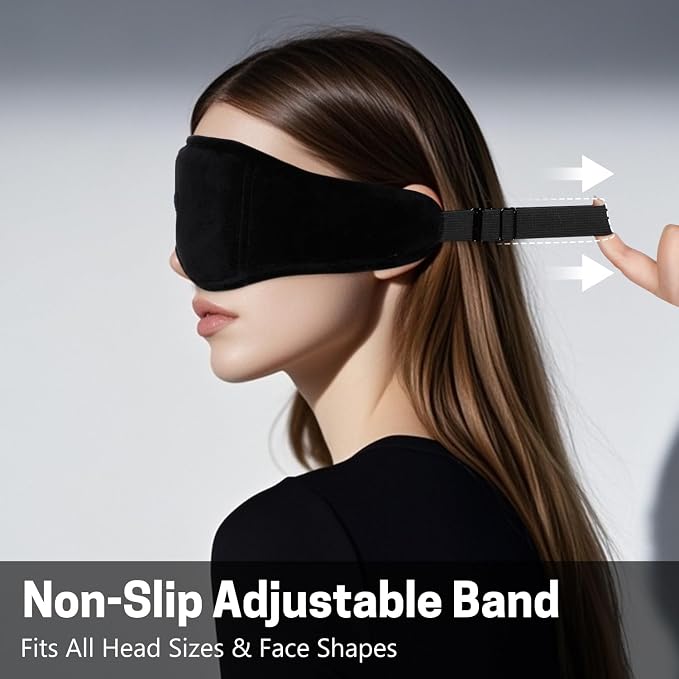 Sleep Mask with Bluetooth Headphones 3D Contour Sleeping Headphones 5.4 - Image 7