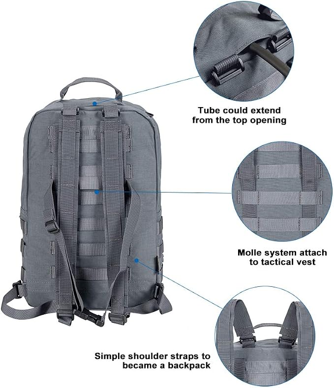 EXCELLENT ELITE SPANKER Outdoor Hydration Backpack Bundle Packs Water Bladder - Image 4