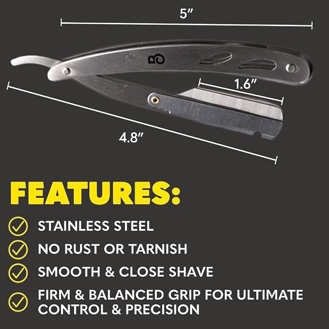 The Beard Club Straight Razor for Men - Image 8