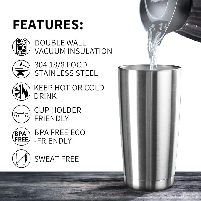 20oz Tumbler Bulk Stainless Steel Vacuum Insulated Tumblers - Image 4