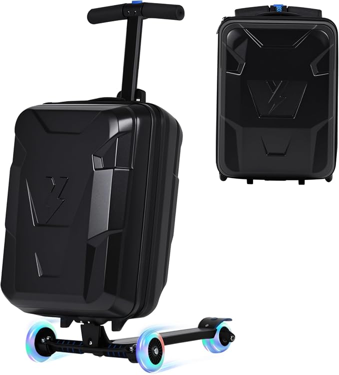 smilesun Scooter Suitcase for Kids & Adults, Foldable Carry On Travel Luggage by smilesun