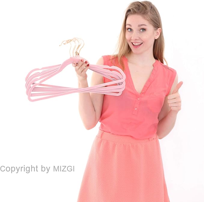 MIZGI Premium Velvet Hangers Heavy Duty - Image 9