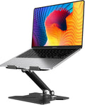 Adjustable Laptop Stand for Desk, Metal Foldable Laptop Riser, Portable Laptop by JCZT