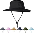Sun Hat for Men/Women, UPF 50+ Fishing Hat, Waterproof Wide Brim Bucket Hat by Rosoz