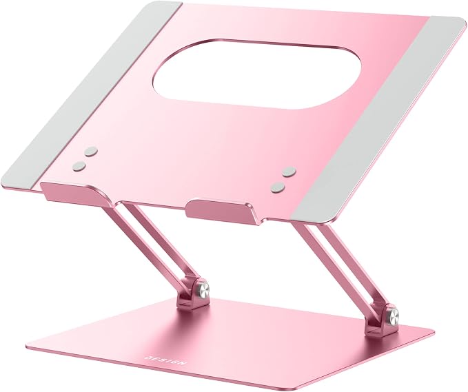 BESIGN LS10 Aluminum Laptop Stand, Ergonomic Adjustable Notebook Stand by BESIGN
