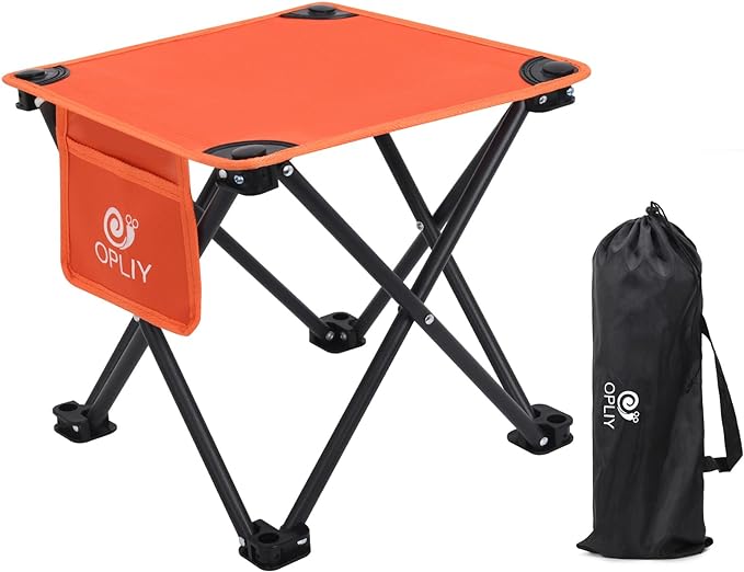Opliy Camping Stool, Folding Small Chair Portable Camp Stool by Opliy