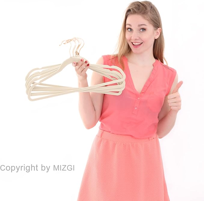MIZGI Premium Velvet Hangers Heavy Duty - Image 9