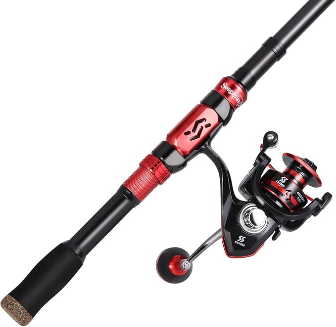 Sougayilang Fishing Pole with Spinning Reel Portable Fishing Rod Reel Combos - Image 3